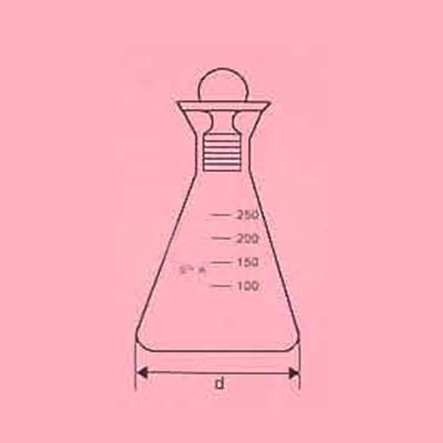 Iodine Flask with ground-in glass stopper